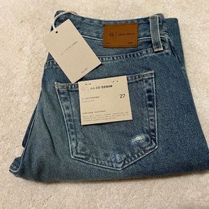 NWT ag Adriano Goldschmeid Ex-Boyfriend slouchy slim size 27